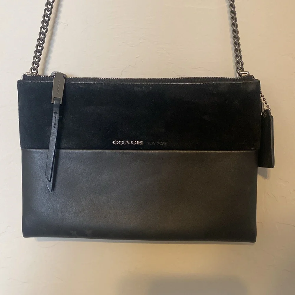 Coach Black Minimalist Crossbody Bag - Picture 1 of 7